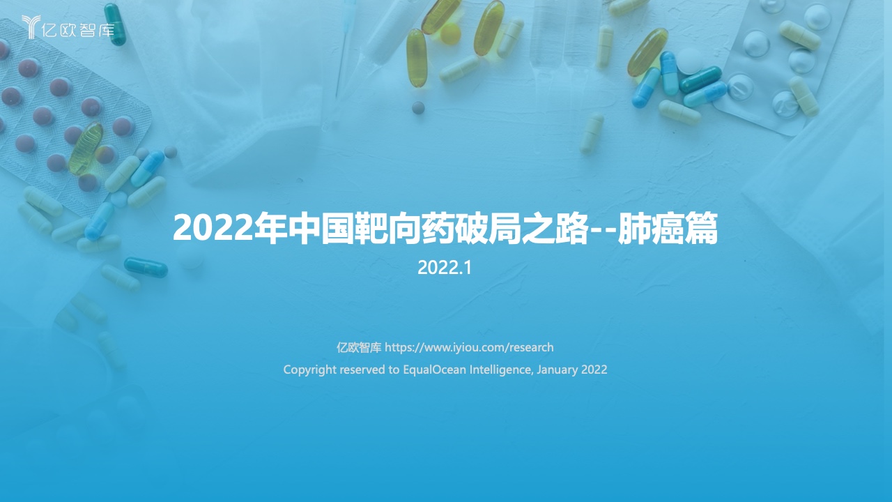 【亿欧智库】2022年靶向药的破局之路--肺癌篇