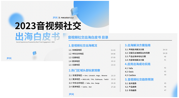 【声网】2023音视频社交出海白皮书