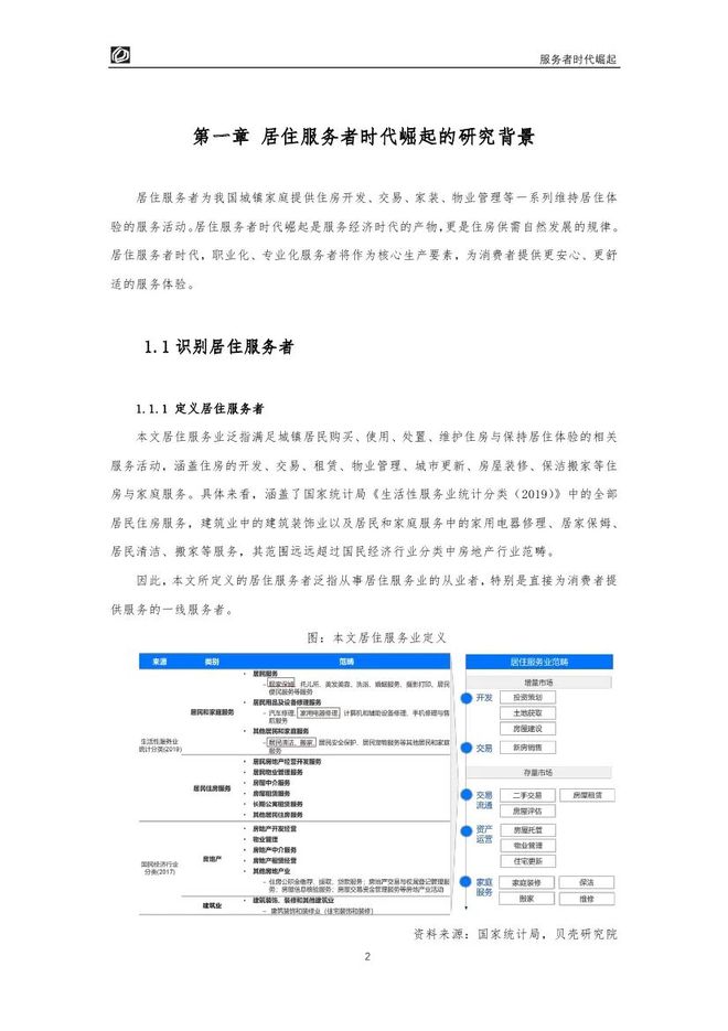 【贝壳研究院】服务者时代崛起：居住服务发展研究白皮书2022