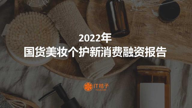 【IT桔子】2022年国货美妆个护新消费融资报告