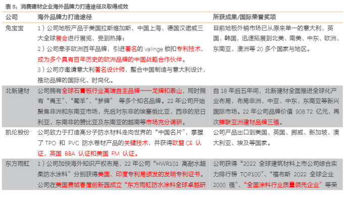 2024建材行业出海进展深度分析报告