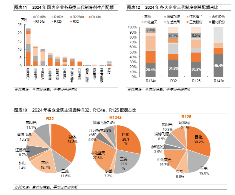 2024氟化工行业报告：巨化股份市场领先地位分析